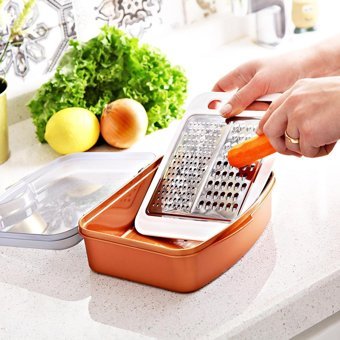 Wenken Kapaklı Hazneli Metal Rende