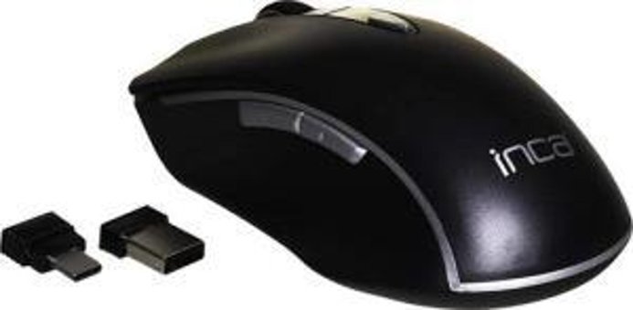 Inca Iwm 390rt Sessiz Ergonomik Kablosuz Siyah Optik Mouse
