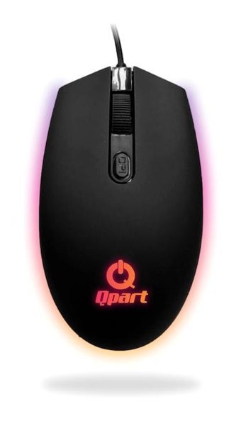 Qpart QM 101 RGB Kablolu Siyah Optik Mouse