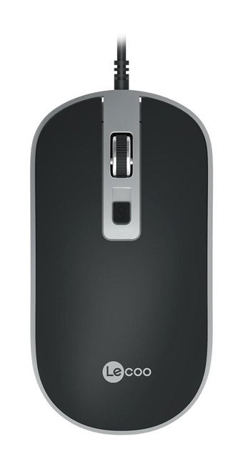 Lenovo LECOO MS104 Kablolu Siyah Optik Mouse