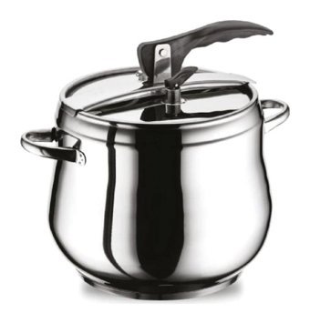 Home Perfect Güveç Düdüklü Kapak İndüksiyon Tabanlı 7 lt Düdüklü Tencere Siyah