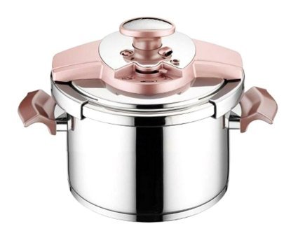Aryıldız Milano Clipso Kapak Alüminyum Tabanlı 5.5 lt Düdüklü Tencere Rose Gold