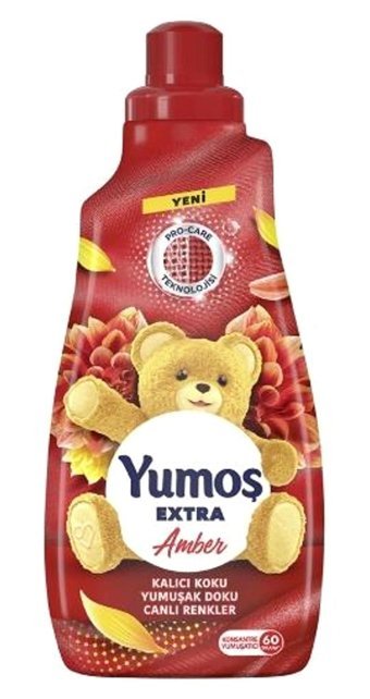 Yumoş Extra Konsantre Amber 60 Yıkama Yumuşatıcı 6x1.44 lt