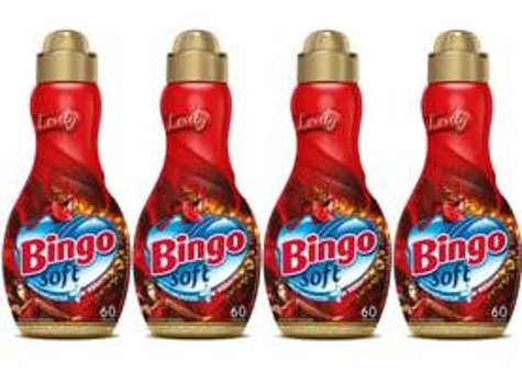 Bingo Soft Konsantre Lovely 60 Yıkama Yumuşatıcı 4x1.44 lt