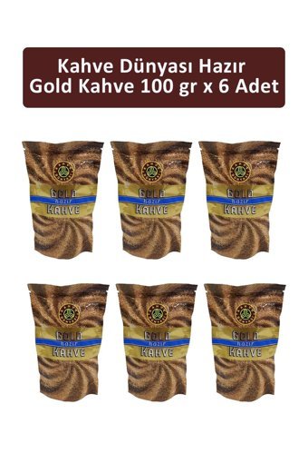 Kahve Dünyası Gold Paket Granül Kahve 6x100 gr