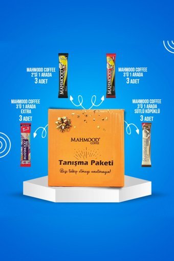 Mahmood Coffee Hazır Granül Kahve Paket Granül Kahve 12 Adet