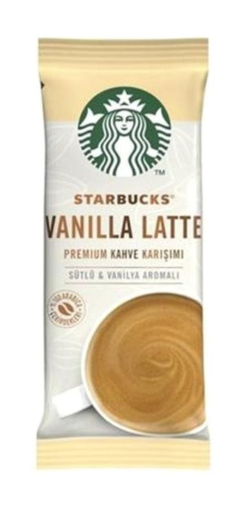 Starbucks Vanilla Latte Paket Granül Kahve 21.5 gr
