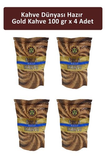 Kahve Dünyası Gold Paket Granül Kahve 4x100 gr