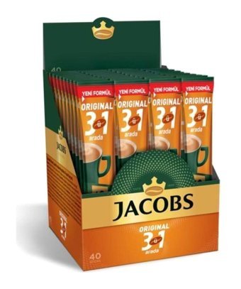 Jacobs Original 3ü1 Arada Paket Granül Kahve 40x16 gr