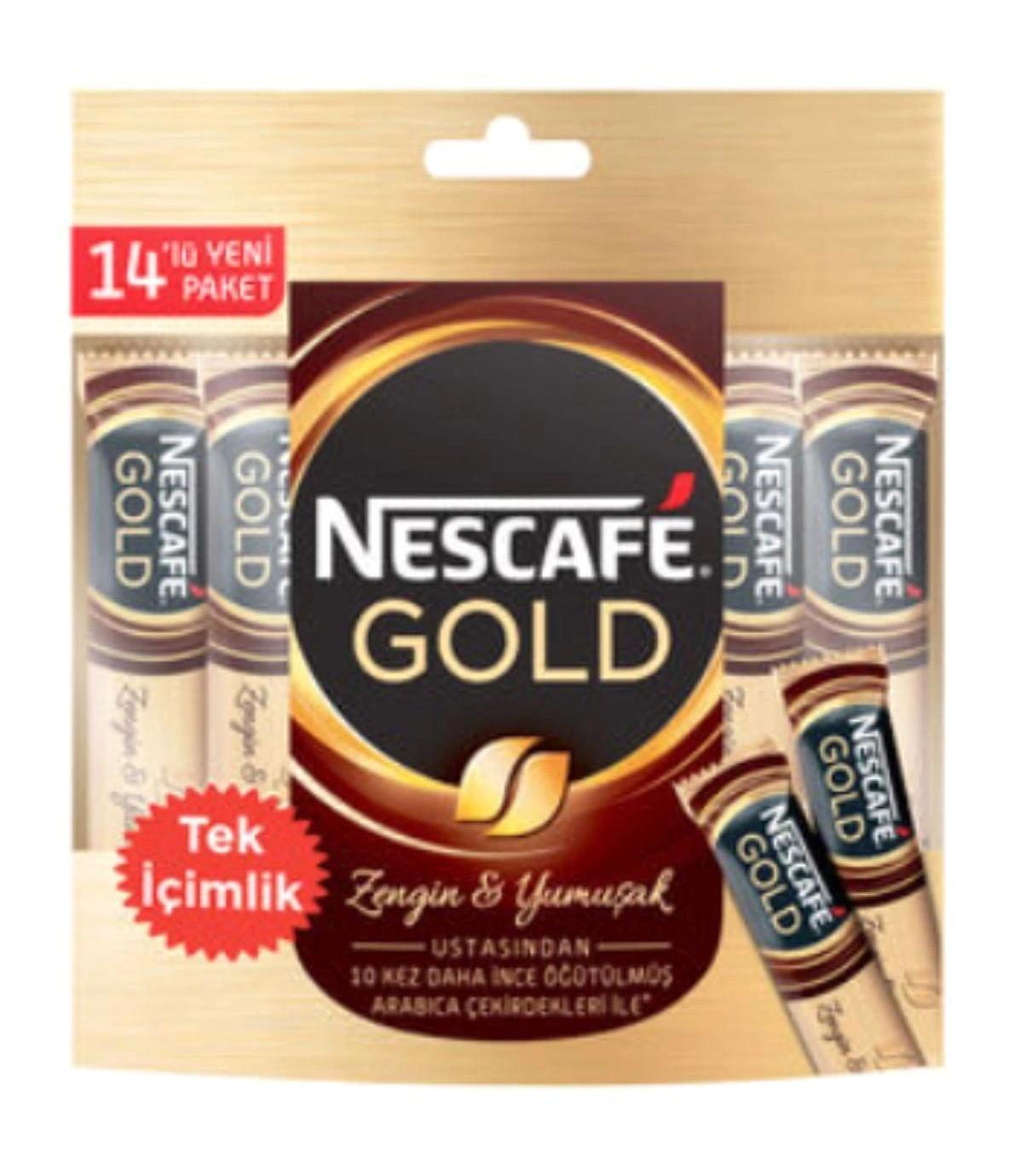 Nescafe Gold Paket Granül Kahve 168x2 gr