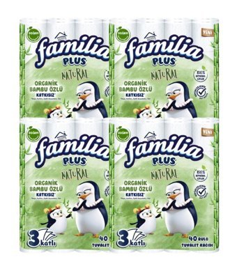 Familia Plus Natural 3 Katlı 160'lı Tuvalet Kağıdı