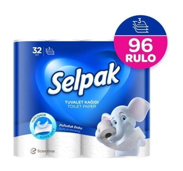Selpak 3 Katlı 96'lı Tuvalet Kağıdı