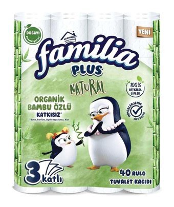 Familia Natural Bambu 3 Katlı 480'li Tuvalet Kağıdı