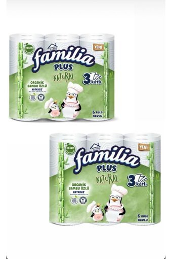 Familia Natural 3 Katlı 2x6'lı Rulo Kağıt Havlu