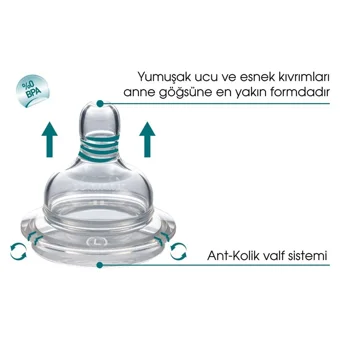 Mamajoo No:3 Silikon 12 Ay+ Hızlı Akış Geniş Ağız Biberon Emziği