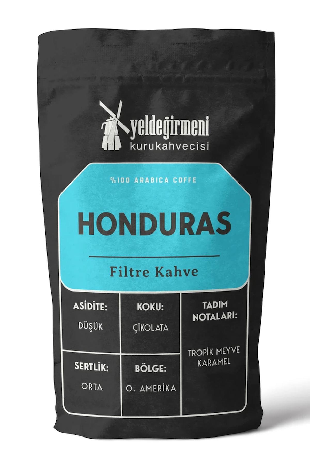 Yeldeğirmeni Kurukahvecisi Honduras Tatlı Karamel - Tropikal Meyve Aromalı Orta Amerika Arabica Öğütülmüş Filtre Kahve 1 kg
