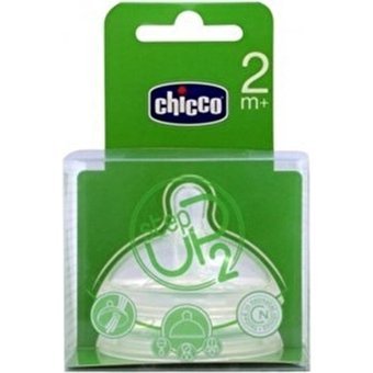 Chicco Step Up +2 Silikon 2 Ay+ Orta Akış Geniş Ağız Biberon Emziği