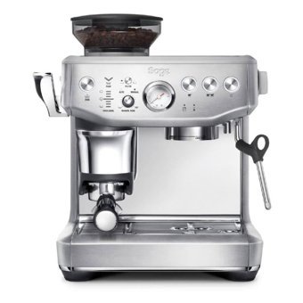 Sage SES876 2000 W Paslanmaz Çelik Tezgah Üstü Kapsülsüz Öğütücülü Yarı Otomatik Espresso Makinesi Gümüş