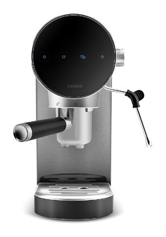 Karaca Coffee Art 1300 W Paslanmaz Çelik Tezgah Üstü Kapsüllü Taşınabilir Yarı Otomatik Espresso Makinesi Gri