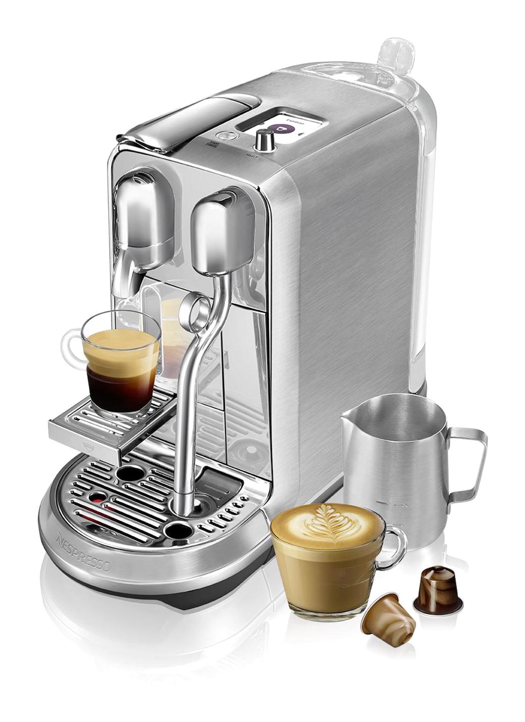 Nespresso Creatista Plus 2300 W Paslanmaz Çelik Tezgah Üstü Kapsüllü Tam Otomatik Espresso Makinesi Gri