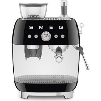 Smeg EGF03BLEU 1600 W Alüminyum Tezgah Üstü Öğütücülü Espresso Makinesi Siyah