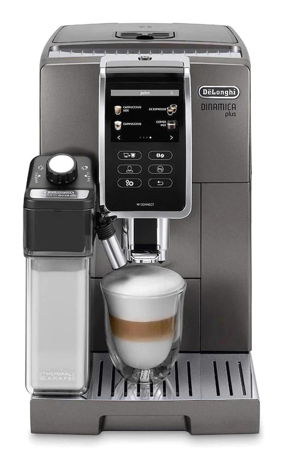 Delonghi CAM370.95T 1450 W Tezgah Üstü Kapsülsüz Tam Otomatik Espresso Makinesi Gri