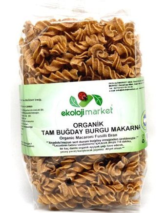 Ekoloji Market Organik Tam Buğday Burgu Makarna 300 gr