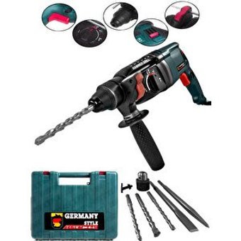 Germany Style GRM9004 SDS Plus 1500 W 1900 darbe/dk Elektrikli Kırıcı Delici Matkap