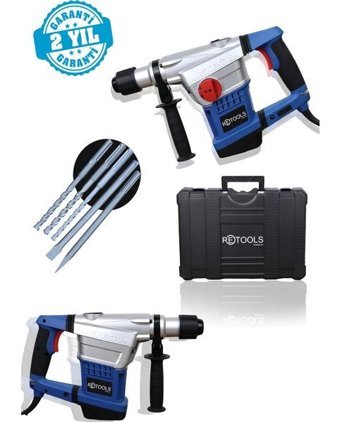 Retools 800 W 2900 darbe/dk 7 kg Akülü Şarjlı Kırıcı Delici Matkap