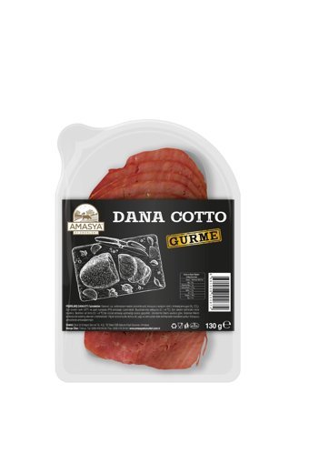 Amasya Et Ürünleri Gurme Cotto Dana Füme 130 gr