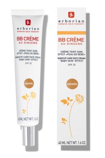 Erborian Crème Au Ginseng Baby Skin Effect Makeup-Care Tüm Ciltler İçin BB Krem Açık - Orta Ton