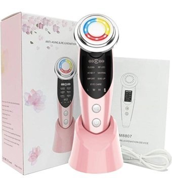 Liveasy 400 mAH Tüm Ciltler İçin Tek Başlıklı Elektrikli Titreşimli Yüz Temizleme Cihazı Pembe