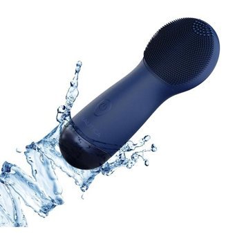 Nautica PC130 Sonic 400 mAH Tüm Ciltler İçin Tek Başlıklı Fırçalı Silikon Şarjlı Titreşimli Yüz Temizleme Cihazı Navy