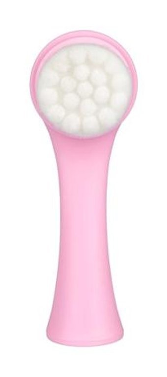 Hill Beauty Tüm Ciltler İçin Tek Başlıklı Fırçalı Silikon Pilli Titreşimli Yüz Temizleme Cihazı Pembe