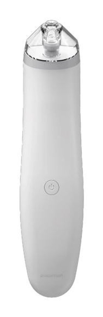 Polosmart Pbs509 350 mAH Tüm Ciltler İçin 3 Başlıklı Silikon Şarjlı Titreşimli Vakumlu Yüz Temizleme Cihazı Beyaz