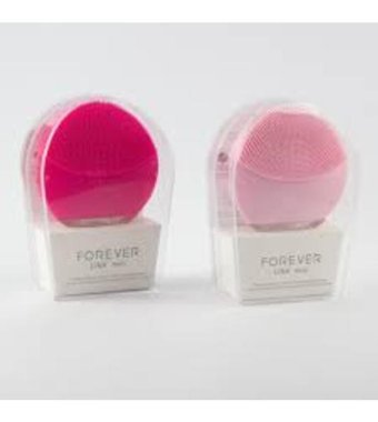 Fresh'n Soft 400 mAH Tüm Ciltler İçin Tek Başlıklı Fırçalı Silikon Şarjlı Titreşimli Yüz Temizleme Cihazı Pembe