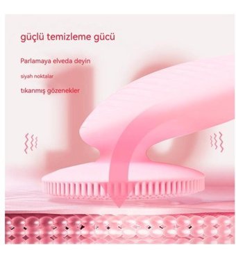 Ww Ultrasonik Tüm Ciltler İçin Tek Başlıklı Silikon Şarjlı Titreşimli Yüz Temizleme Cihazı Gri
