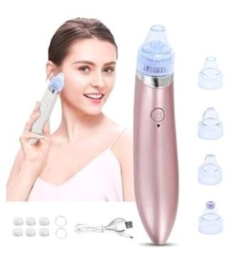 Beautiful Skin Care Tüm Ciltler İçin Tek Başlıklı Buharlı Şarjlı Titreşimli Vakumlu Yüz Temizleme Cihazı Rose Gold