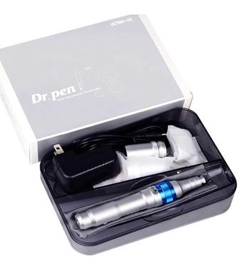 Dr. Pen 400 mAH Tüm Ciltler İçin 4 Başlıklı Şarjlı Titreşimli Vakumlu Yüz Temizleme Cihazı Metal