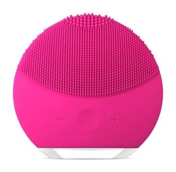 Forever Lina Mini 2 300 mAH Tüm Ciltler İçin Tek Başlıklı Fırçalı Silikon Şarjlı Titreşimli Yüz Temizleme Cihazı Fuşya