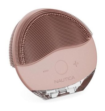 Nautica PC110 Sonic 400 mAH Tüm Ciltler İçin Tek Başlıklı Fırçalı Silikon Şarjlı Titreşimli Yüz Temizleme Cihazı Pembe