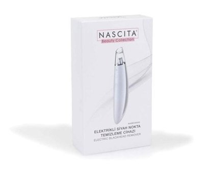 Nascita 400 mAH Tüm Ciltler İçin 4 Başlıklı Silikon Buharlı Elektrikli Titreşimli Vakumlu Yüz Temizleme Cihazı Beyaz