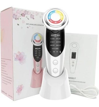 Liveasy 400 mAH Tüm Ciltler İçin Tek Başlıklı Elektrikli Titreşimli Yüz Temizleme Cihazı Beyaz