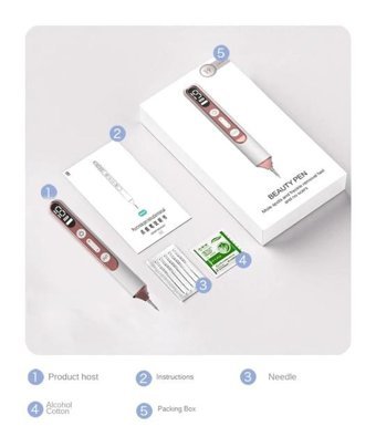 Beautypen 600 mAH Tüm Ciltler İçin 6 Başlıklı Şarjlı Titreşimli Yüz Temizleme Cihazı Beyaz