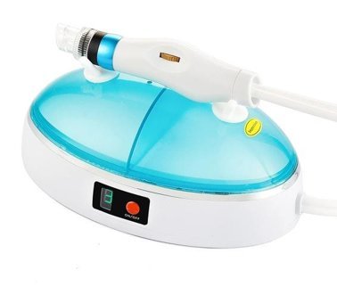 The Beauty Store 2600 mAH Tüm Ciltler İçin 8 Başlıklı Buharlı Şarjlı Titreşimli Vakumlu Yüz Temizleme Cihazı Mavi-Pembe