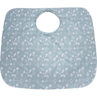 Sevi Bebe Art-6280.92 Pamuklu Yapraklı Gri Emzirme Önlüğü Örtüsü