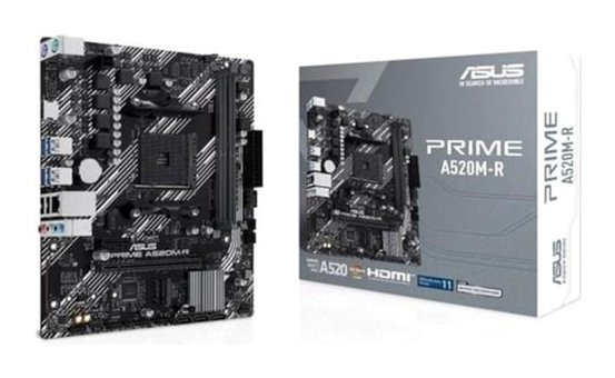 Asus Prime A520M-R A520 AM4 Soket DDR5 5100 MHz Micro ATX AMD Uyumlu Anakart