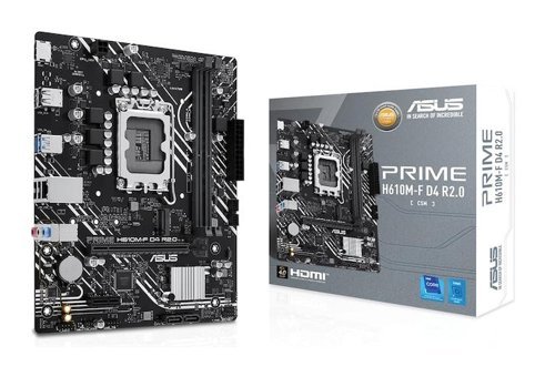 Asus Prime H610M-F D4 H610 LGA 1700 Soket DDR4 3200 MHz PCIe 4.1 Micro ATX Intel Uyumlu Anakart