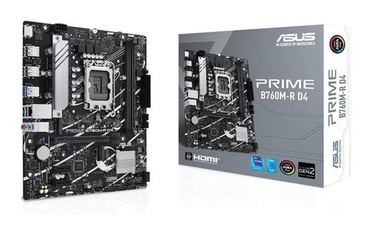 Asus Prime B760M-R B760 LGA 1700 Soket DDR4 5333 MHz PCIe 4.1 Overclock Micro ATX Intel Uyumlu Anakart