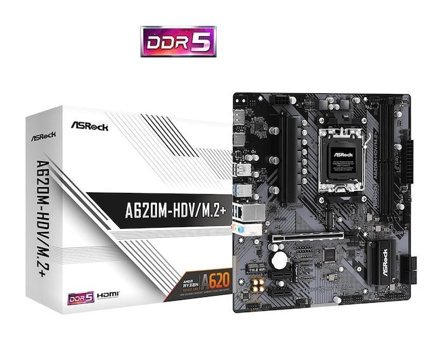 Asrock A620M AM5 Soket DDR5 7200 MHz PCIe 4.1 Micro ATX AMD Uyumlu Anakart